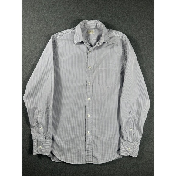 J.CREW Other - J.Crew Men's 2-Ply 100%Cotton Gingham Button-UpShirt Size‎ S